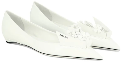 Lookbook (W) Prada Zapatos Mule Punta Fina 'Blanco Casual' 1F291N_055_F0009_F_A015