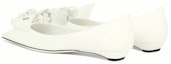 Shop (W) Prada Kasut Slip-On Hujung Runcing 'Putih Kasual' 1F291N_055_F0009_F_A015