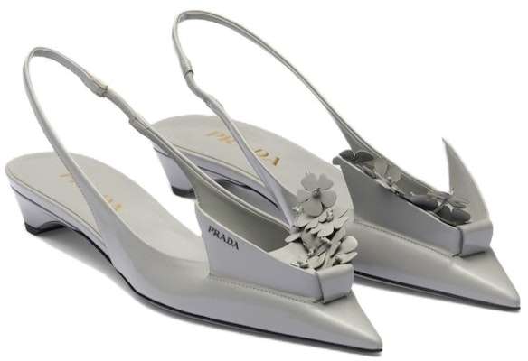 (W) Prada Slip-On Ujung Lancip 'Abu Metalik' 1I317N_055_F0424_F_025 Order (W) Prada Slip-On Ujung Lancip 'Abu Metalik' 1I317N_055_F0424_F_025