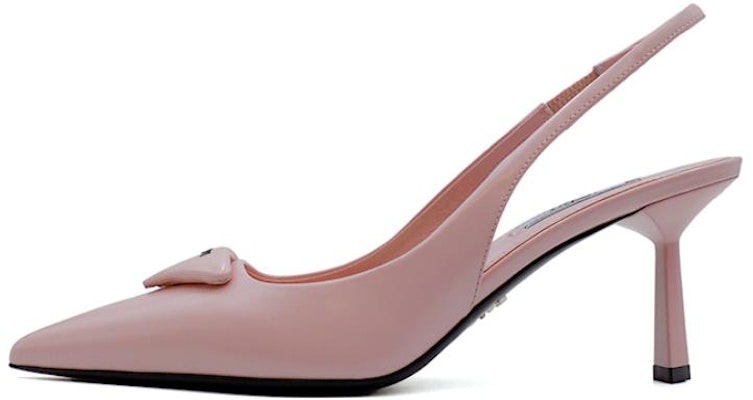 (Women) Prada Pointed-Toe Slip-On Stiletto 7.5cm 'Powder Pink' 1I901M_055_F0E18 Buy (Women) Prada Pointed-Toe Slip-On Stiletto 7.5cm 'Powder Pink' 1I901M_055_F0E18