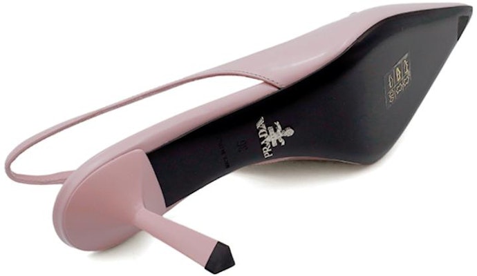 (Women) Prada Pointed-Toe Slip-On Stiletto 7.5cm 'Powder Pink' 1I901M_055_F0E18 Purchase (Women) Prada Pointed-Toe Slip-On Stiletto 7.5cm 'Powder Pink' 1I901M_055_F0E18