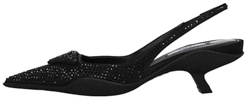 (Women) Prada Pointed Toe Sock Kitten Heels 'Black' 4.5cm 1I756M_2AWL_F0002_F_045 (Women) Prada Pointed Toe Sock Kitten Heels 'Black' 4.5cm 1I756M_2AWL_F0002_F_045