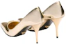 Purchase (W) Prada Puntige Stiletto Hakken ''Metallic Goud'' 8.5cm 1I001N_3AU1_F0522_F_085