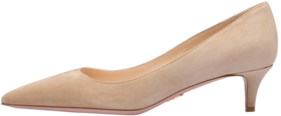 (Women) Prada Pointed Toe Stiletto Mid-Heel 'Beige' 1I834I_008_F0770_F_J045 Buy (Women) Prada Pointed Toe Stiletto Mid-Heel 'Beige' 1I834I_008_F0770_F_J045