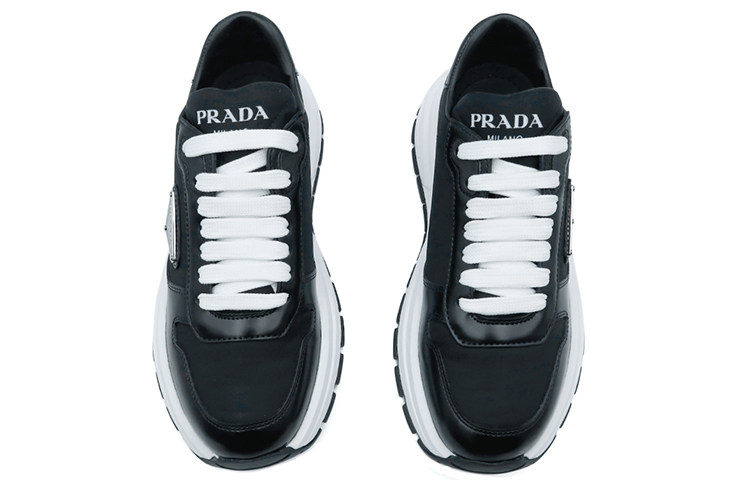 Lookbook (W) Zapatillas Prada Prax 01 'Negro Blanco' 1E804M-3LF5-F0002