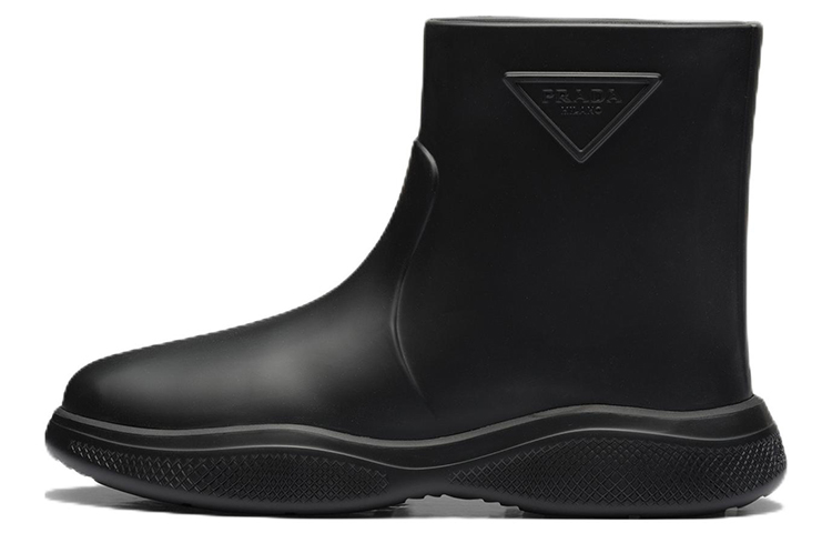 Buy (W) Botas de Lluvia Prada Negras de Goma 1T859M_3LKD_F0002_F_025