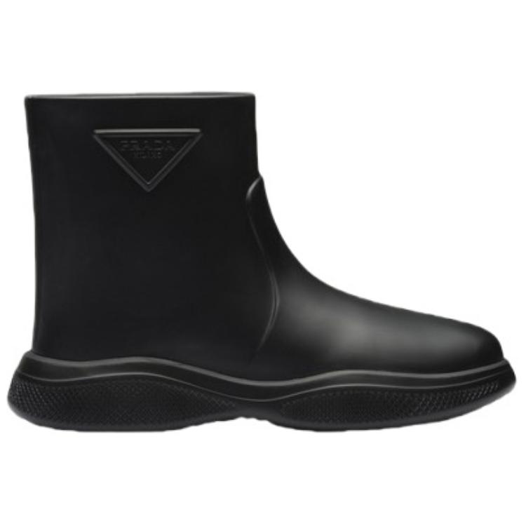Order (W) Botas de Lluvia Prada Negras de Goma 1T859M_3LKD_F0002_F_025