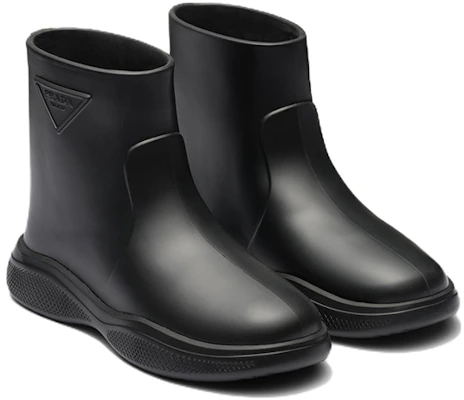 (W) Botas de Lluvia Prada Negras de Goma 1T859M_3LKD_F0002_F_025 Lookbook (W) Botas de Lluvia Prada Negras de Goma 1T859M_3LKD_F0002_F_025