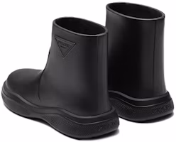 Shop (W) But Pull-On Prada Hujan Booties Hitam Getah 1T859M_3LKD_F0002_F_025