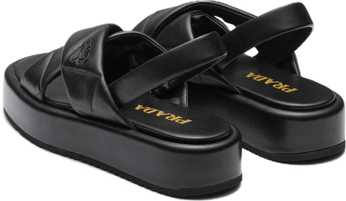 (W) Sandali Prada in Pelle Trapuntata Slingback ''Neri'' 1XZ749_038_F0002_F_035 Lookbook (W) Sandali Prada in Pelle Trapuntata Slingback ''Neri'' 1XZ749_038_F0002_F_035