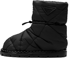 (Women) Prada Quilted Nylon Outdoor Snow Boots 'Black' 1U686M_3LGO_F0002_F_020 (Women) Prada Quilted Nylon Outdoor Snow Boots 'Black' 1U686M_3LGO_F0002_F_020