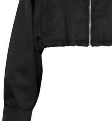 (W) Chaqueta Prada Re-Nylon FW22 Negra Cropped de Manga Larga y Cintura Ajustada. 292101-1WQ8-F0002 Sizing (W) Chaqueta Prada Re-Nylon FW22 Negra Cropped de Manga Larga y Cintura Ajustada. 292101-1WQ8-F0002