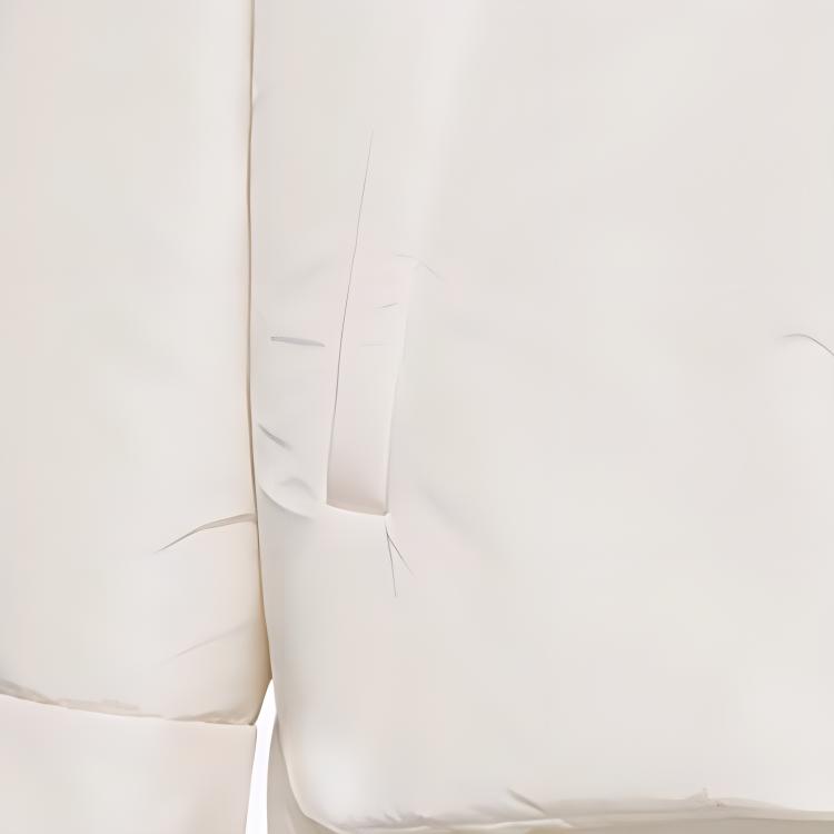 Sizing (Women) PRADA Re-Nylon FW23  White Logo Patch Loose Fit Long Sleeve Jacket. 291968-1WQ9-F0009-S-212