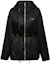 Order (W) PRADA Re-Nylon 抽繩連帽拉鍊外套 黑色 29E097-1WQ8-F0002-S-232
