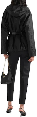 (W) PRADA Re-Nylon 抽繩連帽拉鍊外套 黑色 29E097-1WQ8-F0002-S-232 Purchase (W) PRADA Re-Nylon 抽繩連帽拉鍊外套 黑色 29E097-1WQ8-F0002-S-232