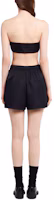 Shop (W) PRADA Re-Nylon SS22 黑色彈性腰休閒短褲附Logo. 22C757-1WQ8-F0002