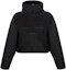 Buy (Women) Prada Re-Nylon SS23 Black Half-Zip Hooded Jacket with Triangle Logo 29Z097-1WQ9-F0002-S-231