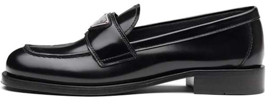 (Women) Prada Round Toe Chunky Heel High-Top 'Black' 1D238M_P39_F0002_F_020 (Women) Prada Round Toe Chunky Heel High-Top 'Black' 1D238M_P39_F0002_F_020