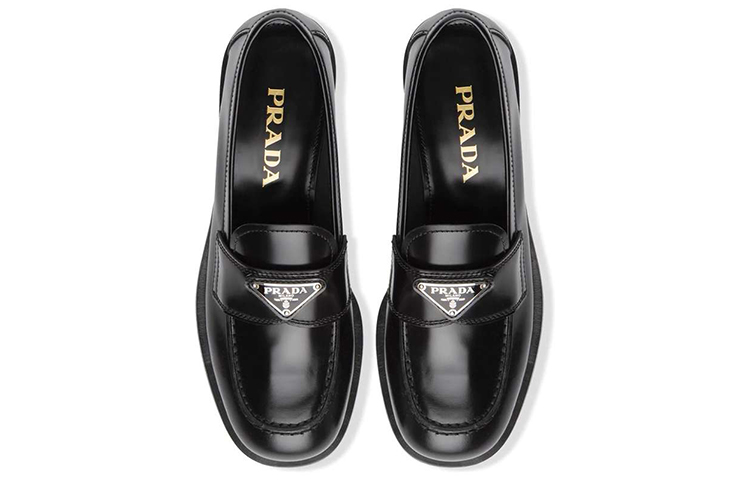 Shop (Women) Prada Round Toe Chunky Heel High-Top 'Black' 1D238M_P39_F0002_F_020