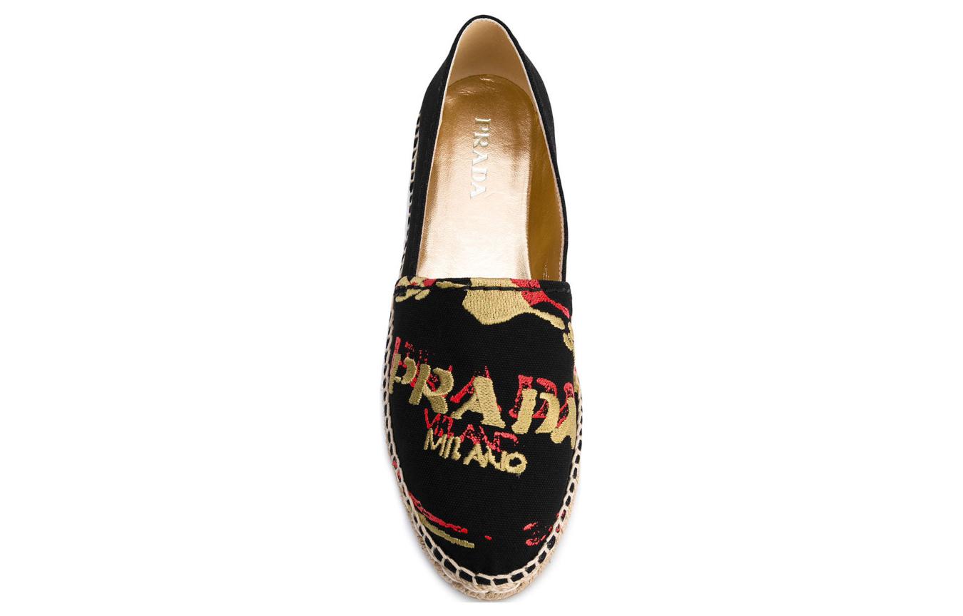 Shop (W) Prada Rond Neus Instapper ''Fisherman Zwart'' 1S292H_1OLO_F0002