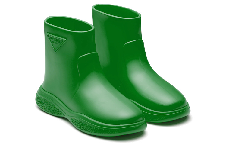 (W) Prada Rubber Fashion Ankle Boot 'Apple Green' 圖 3