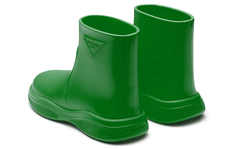 (W) Prada Rubber Fashion Ankle Boot 'Apple Green' 圖 5