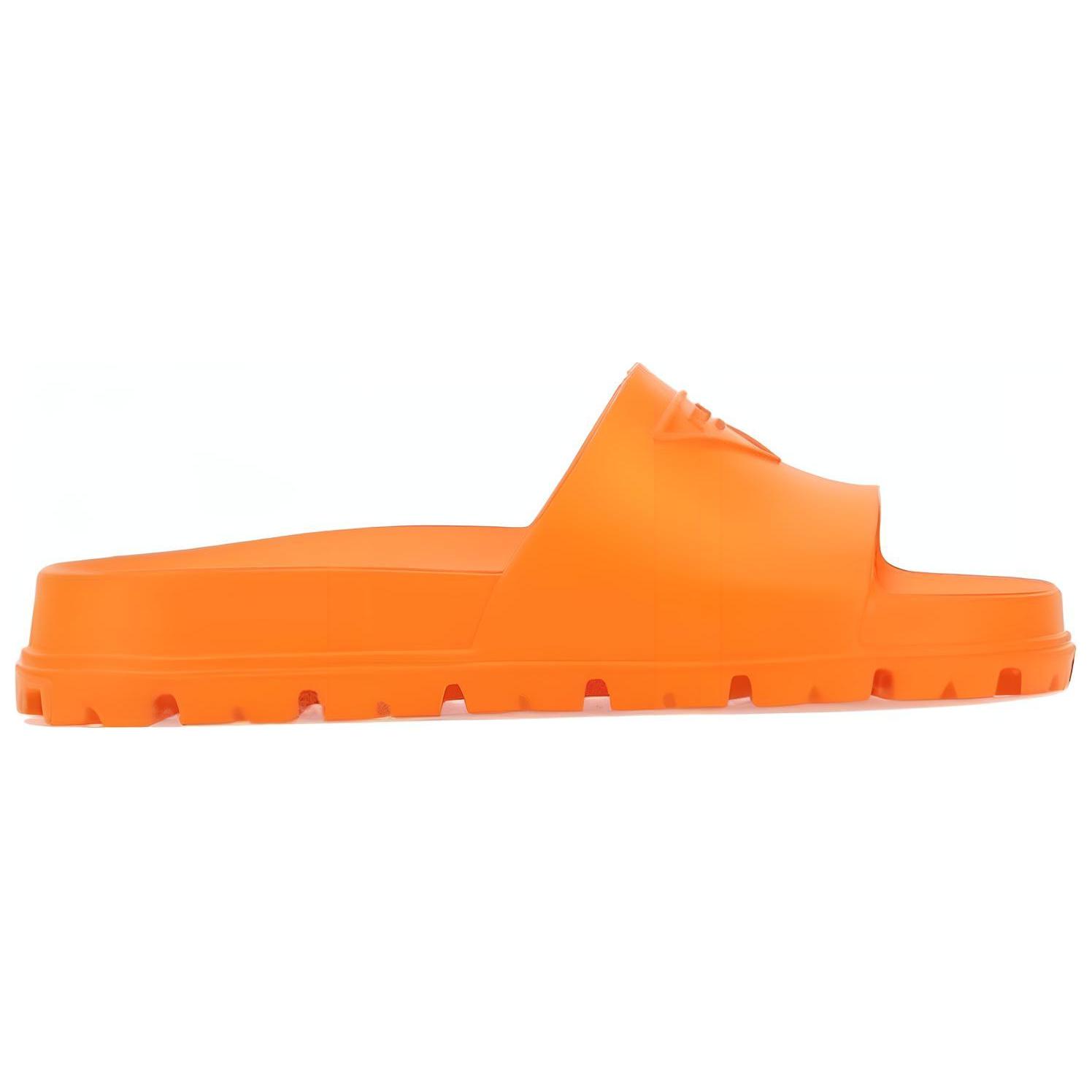 (W) Prada Rubber Logo Slide 'Orange' 圖 2