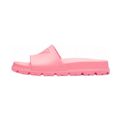 (W) Prada Rubber Logo Slide 'Pink'