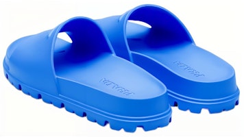 (W) 普拉达蓝色标志橡胶拖鞋 1XX626_3LKV_F0013_F_020 Purchase (W) 普拉达蓝色标志橡胶拖鞋 1XX626_3LKV_F0013_F_020