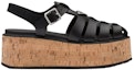 Order (W) Sandal Platform Tumit Getah Prada 'Hitam' 1X853M_3LLP_F0002_F_B075