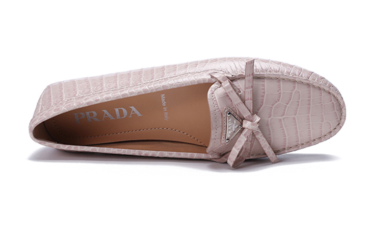 Purchase (W) Prada Saffiano Leder Mokassins ''Pink'' 1DD071_1U5_F0236_F_005