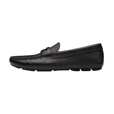 (W) Prada Saffiano Loafer 'Black'