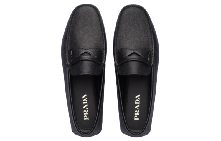 (W) Prada Saffiano Loafer 'Black' 圖 4
