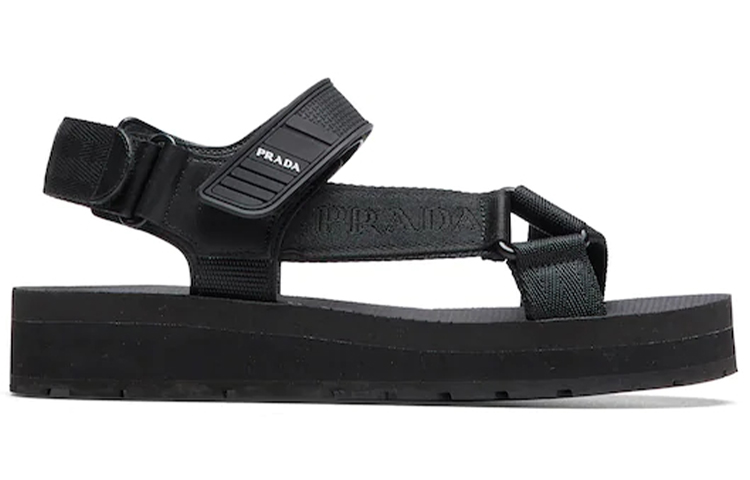 (W) Prada Sandal 'Black' 圖 2