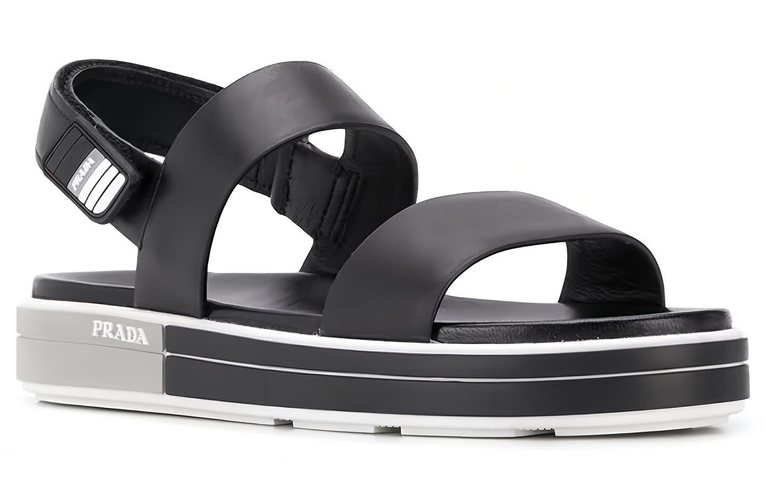 (W) Prada Sandal 'Black Fashion' 圖 3