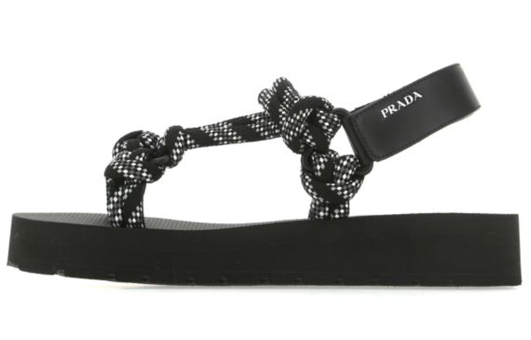 (W) Prada Sandal 'Black White'