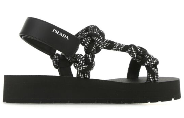 (W) Prada Sandal 'Black White' 圖 4