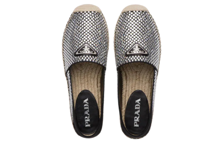 (W) Prada Satin Espadrilles 'Crystal' 圖 5
