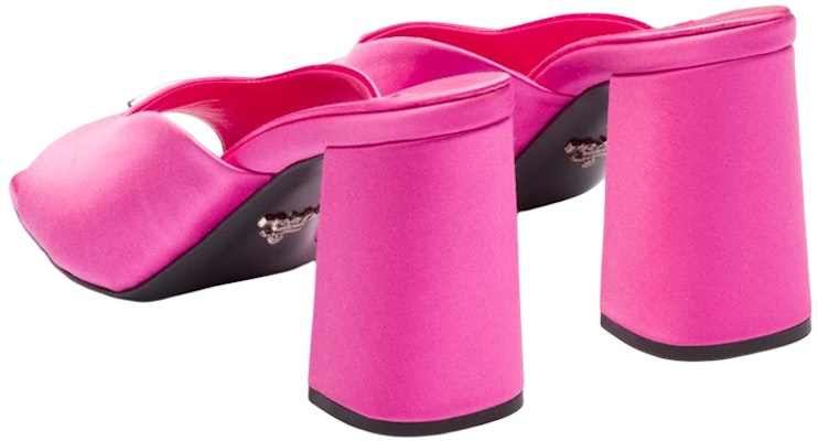 (W) Prada Sandalias de Tacón Alto Satén Punta Cuadrada Moda 'Rosa' 1XX643_049_F0638_F_085 Shop (W) Prada Sandalias de Tacón Alto Satén Punta Cuadrada Moda 'Rosa' 1XX643_049_F0638_F_085