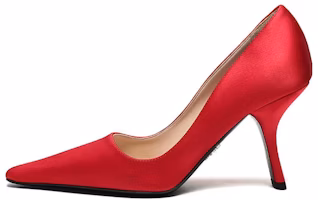 (Women) Prada Satin Pumps 'Fiery Red' 1I718L_049_F068Z_F_090 (Women) Prada Satin Pumps 'Fiery Red' 1I718L_049_F068Z_F_090