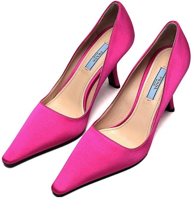 (W) Tacones Altos de Satén Prada 'Magenta' 1I718L_049_F0638_F_090 Lookbook (W) Tacones Altos de Satén Prada 'Magenta' 1I718L_049_F0638_F_090