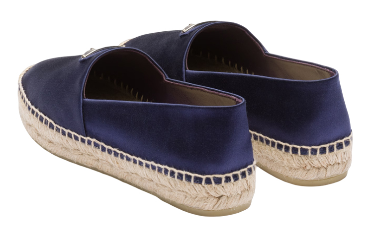 (W) Prada Satin Logo Espadrille 'Purple' 圖 4