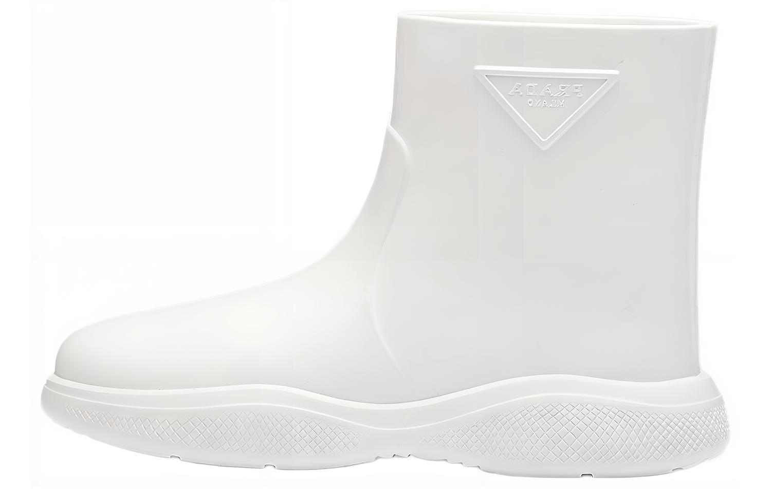 (Women) Prada Short Rubber Boot 'White Fashion' 1T859M_3LKD_F0009_F_025