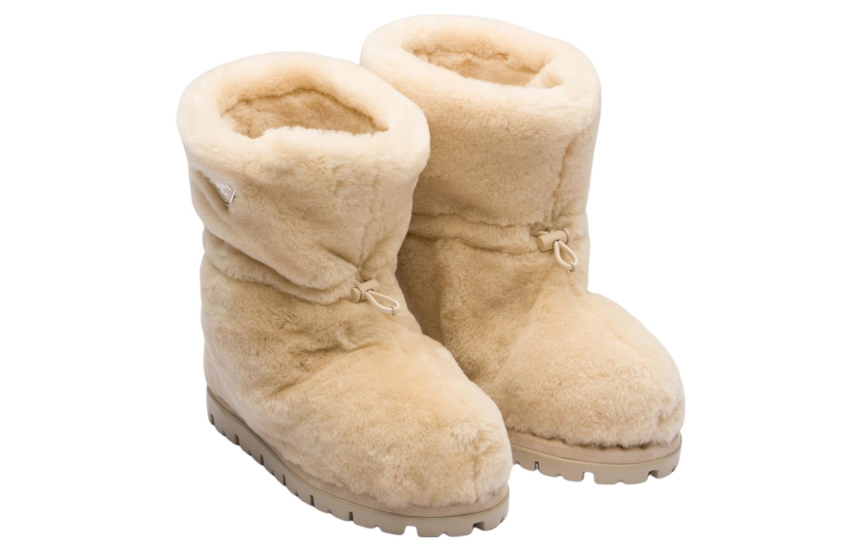 Lookbook (W) Stivali Invernali Prada in Montone Corto ''Beige Comfort'' 1U258N_173_F0379_F_ZF20