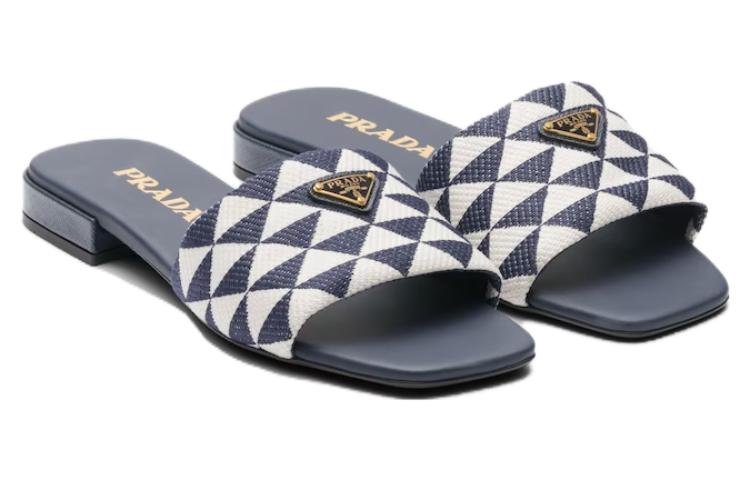 (W) Prada Slide 'Blue Open-Toe' 圖 2