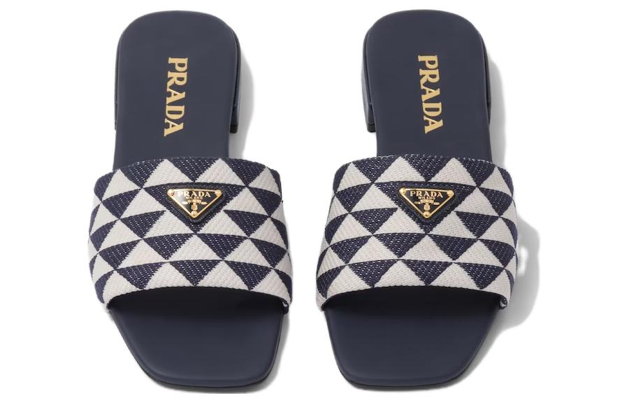 (W) Prada Slide 'Blue Open-Toe' 圖 3