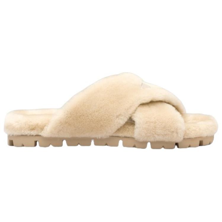 Order (W) Prada Ciabatte ''Shearling Marrone Chiaro'' 1XX600_173_F0379_F_ZF20