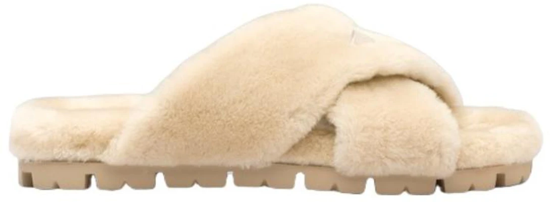(W) Prada Ciabatte ''Shearling Marrone Chiaro'' 1XX600_173_F0379_F_ZF20 Order (W) Prada Ciabatte ''Shearling Marrone Chiaro'' 1XX600_173_F0379_F_ZF20