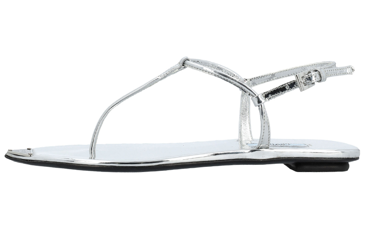 (W) Prada Slide 'Silver White'