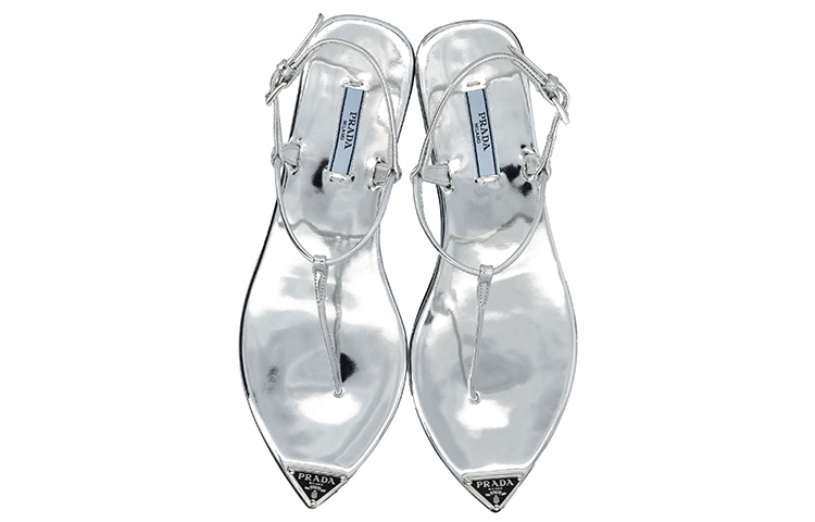 (W) Prada Slide 'Silver White' 圖 4